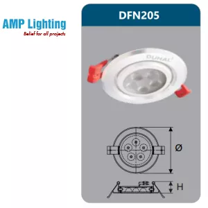 ĐÈN ÂM TRẦN LED CHIẾU ĐIỂM 5W DFN205 Duhal