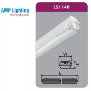 ĐÈN CHỐNG THẤM 1X18W LSI140 Duhal