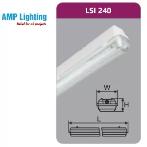 ĐÈN CHỐNG THẤM 2X18W LSI240 Duhal