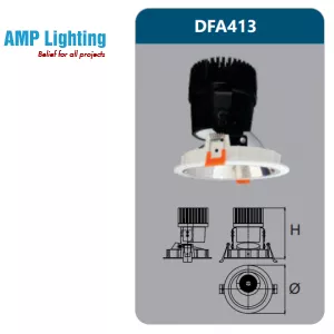 ĐÈN LED CHIẾU ĐIỂM ÂM TRẦN 15-18W DFA413 Duhal
