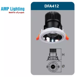 ĐÈN LED CHIẾU ĐIỂM ÂM TRẦN 9-12W DFA412 Duhal