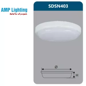ĐÈN ỐP TRẦN LED CHỐNG THẤM 15W SDSN403 Duhal
