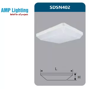 ĐÈN ỐP TRẦN LED CHỐNG THẤM 18W SDSN402 Duhal