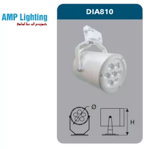 ĐÈN LED CHIẾU ĐIỂM THANH RAY 7W DIA810 Duhal