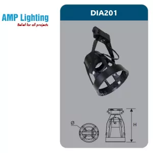 ĐÈN LED CHIẾU ĐIỂM THANH RAY DIA201 Duhal