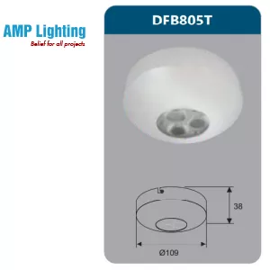 ĐÈN LED GẮN NỔI CHIẾU SÂU 3W DFB805T Duhal