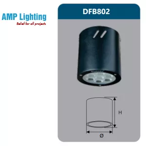 ĐÈN LED GẮN NỔI CHIẾU SÂU 7W DFB802 Duhal