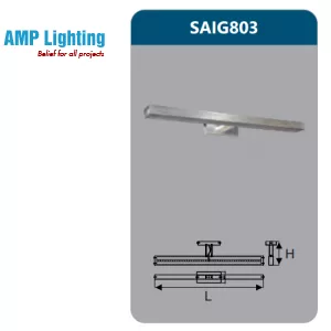 ĐÈN LED SOI GƯƠNG 9W SAIG803 Duhal