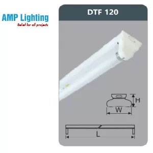 ĐÈN HUỲNH QUANG SIÊU MỎNG 9W DTF120 Duhal
