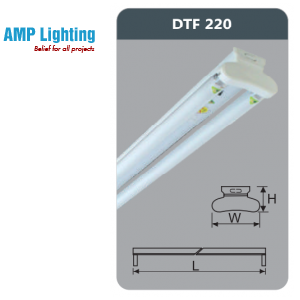 ĐÈN HUỲNH QUANG SIÊU MỎNG 9W DTF220 Duhal