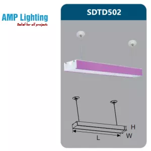 ĐÈN LED TREO THẢ PHÒNG HỌP 18W SDTD502 Duhal