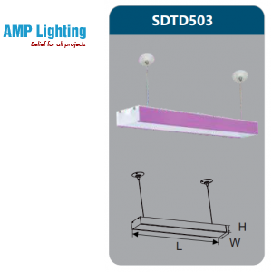 ĐÈN LED TREO THẢ PHÒNG HỌP 27W SDTD503 Duhal