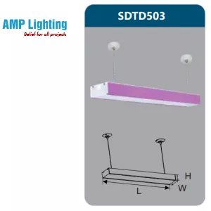 ĐÈN LED TREO THẢ PHÒNG HỌP 27W SDTD503 Duhal