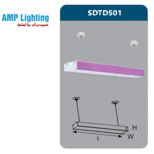 ĐÈN LED TREO THẢ PHÒNG HỌP 9W SDTD501 Duhal
