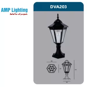 ĐÈN SÂN VƯỜN NĂNG LƯỢNG MẶT TRỜI DVA203 Duhal