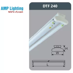 ĐÈN HUỲNH QUANG SIÊU MỎNG 18W DTF240 Duhal