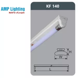 ĐÈN HUỲNH QUANG SIÊU MỎNG 18W KF140 Duhal