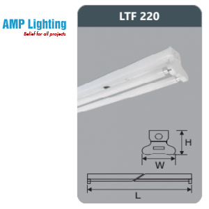 ĐÈN HUỲNH QUANG SIÊU MỎNG 9W LTF220 Duhal