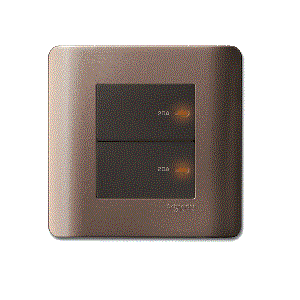 CÔNG TẮC ĐÔI 1 CHIỀU CÓ ĐÈN BÁO  E8432D20_SZ_G19 Schneider