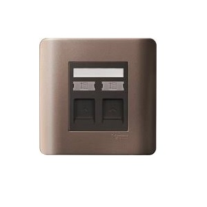 Ổ CẮM MẠNG + ĐIỆN THOẠI E8432TDRJS_6SZ_G19 Schneider