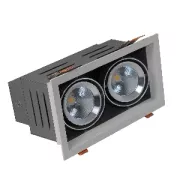 Đèn LED âm trần Downlight đôi COB 9Wx2 D AT12L 240x125/9Wx2.DA RẠNG ĐÔNG
