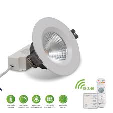 Đèn LED âm trần Downlight COB 76/7W - Remote D AT14L 76/7W.RF Rạng Đông