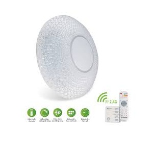 Đèn LED ốp trần 500/40W - điều khiển bằng Remote D LN22L 500/40W.RF Rạng Đông