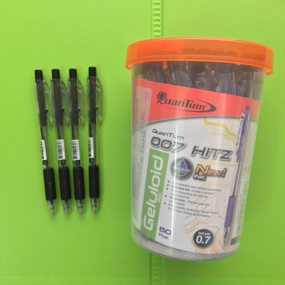 Bút bi QUANTUM 007 Hitz màu đen
