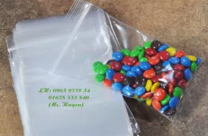 Túi Zipper Viền Trắng