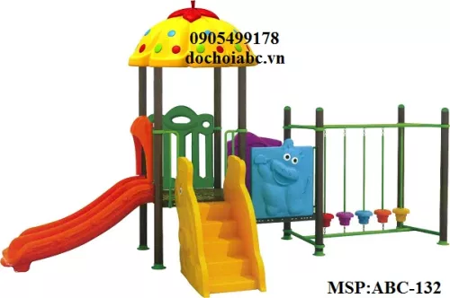 cầu trươt mầm non công ty đồ chơi abc