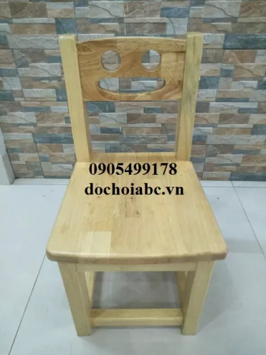 ghế gỗ mầm non