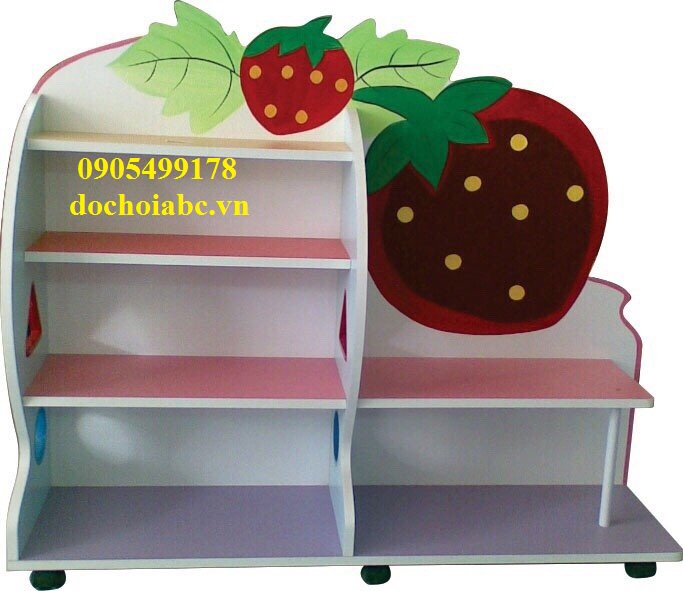 kệ cặp gỗ mầm non tại quy nhơn