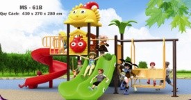 Cầu trượt nhập khẩu mầm non
