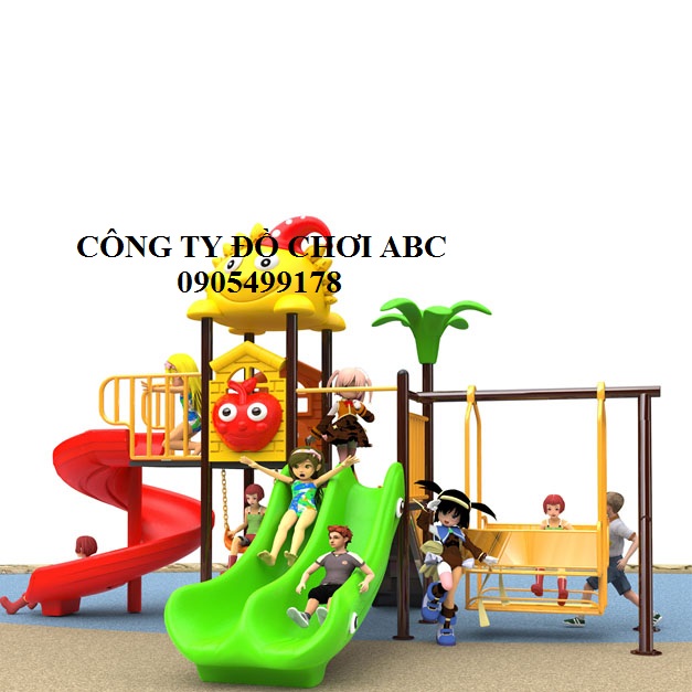 Cầu trượt nhập khẩu mầm non tại quy nhơn