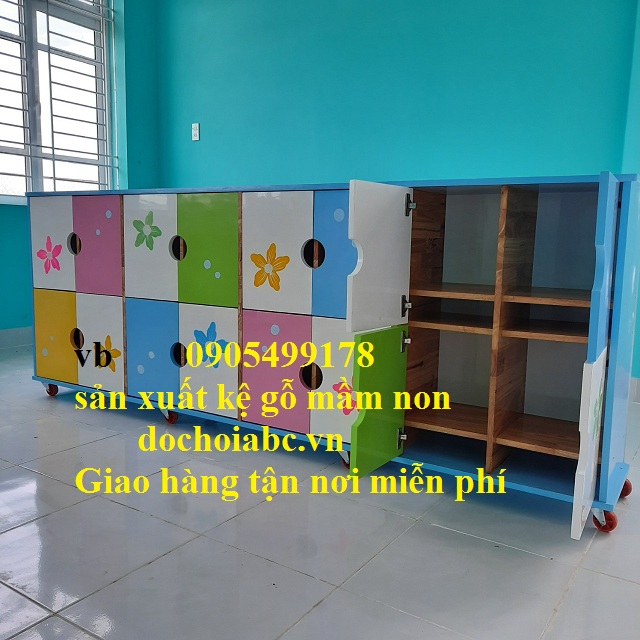 kệ gỗ mầm non tại đà nẵng