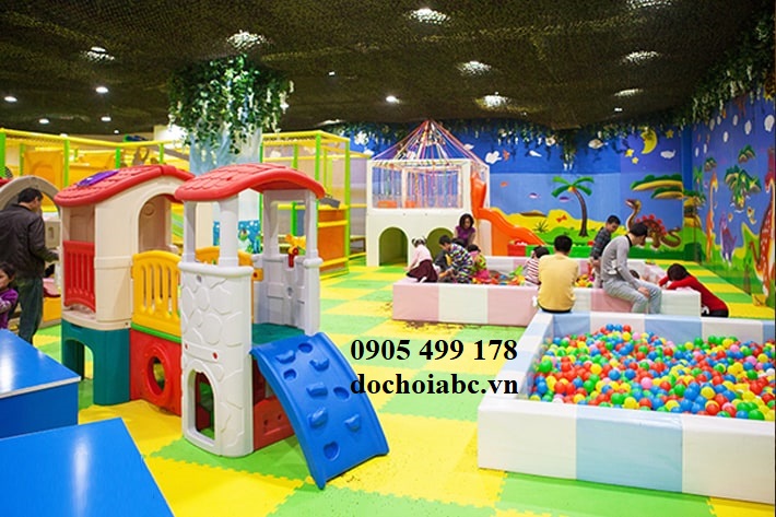 Nhận lắp đặt đầu tư thi công khu vui chơi trẻ em đẹp - rẻ