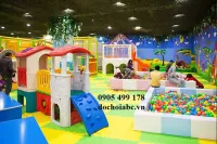 Nhận lắp đặt đầu tư thi công khu vui chơi trẻ em đẹp - rẻ