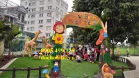 Thiết kế tượng cổng vườn cổ tích mầm non cho bé