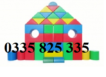 Bộ xếp hình xây dựng 44 chi tiết ( hộp giấy)