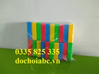 BỘ KHỐI 20 HÌNH CHỮ NHẬT CHO BÉ