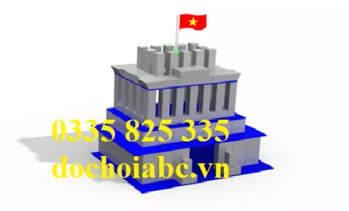 Bộ xếp hình xây dựng Lăng Bác