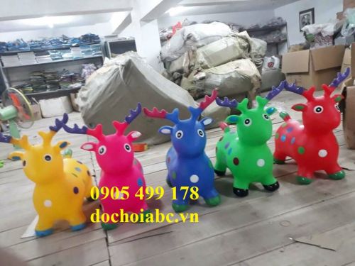 Thú Nhún Tuần Lộc Cao Su Cho Bé Hàng Việt Nam
