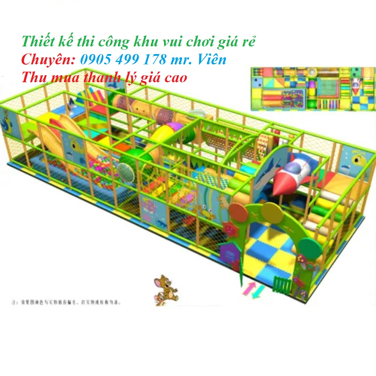 THIẾT KẾ - THI CÔNG LẮP ĐẶT KHU VUI CHƠI TRẺ EM UY TÍN NHẤT SÓC TRĂNG