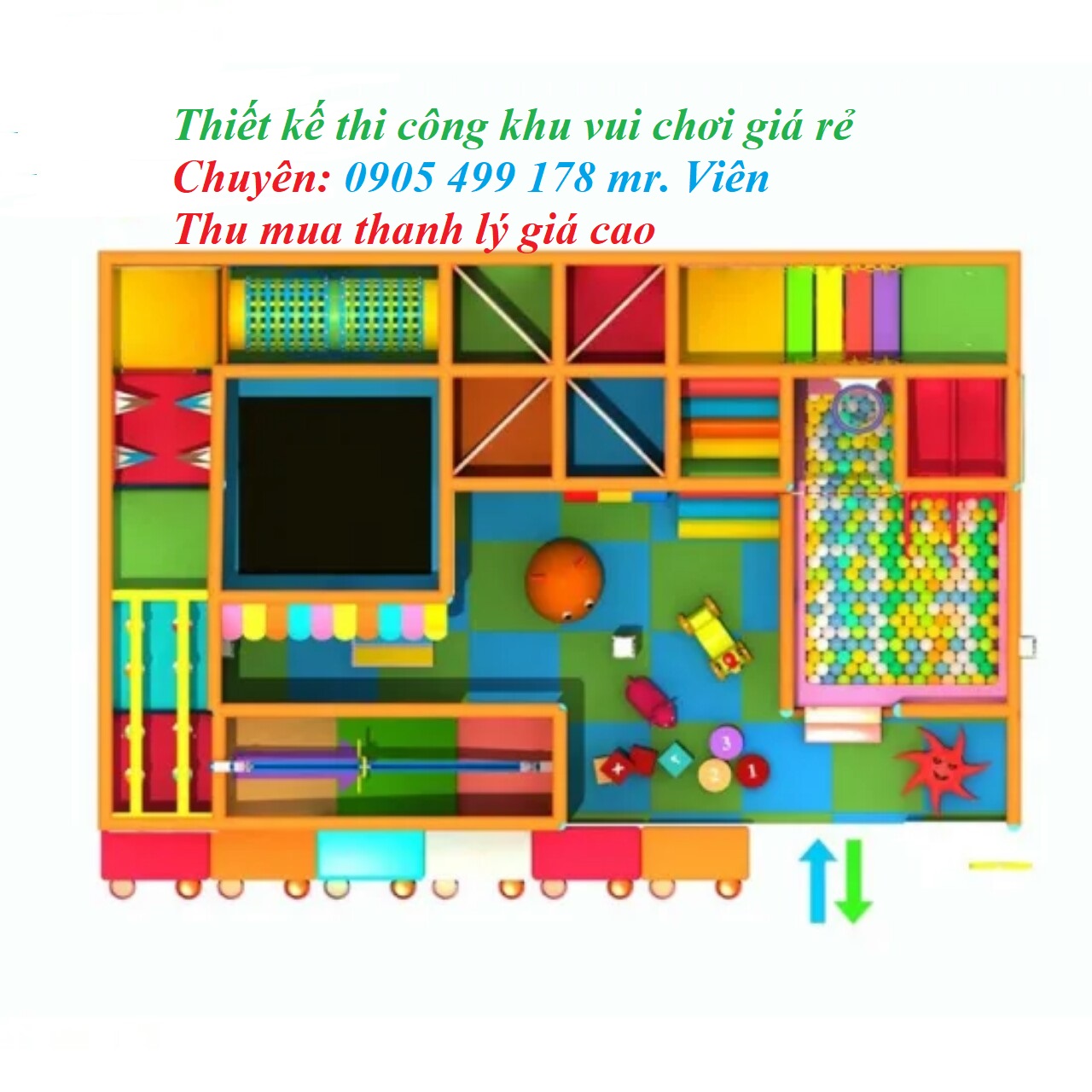 Đơn Vị Chuyên Thiết Kế Khu Vui Chơi Trẻ Em Giá rẻ Nhất tại Hà Tĩnh