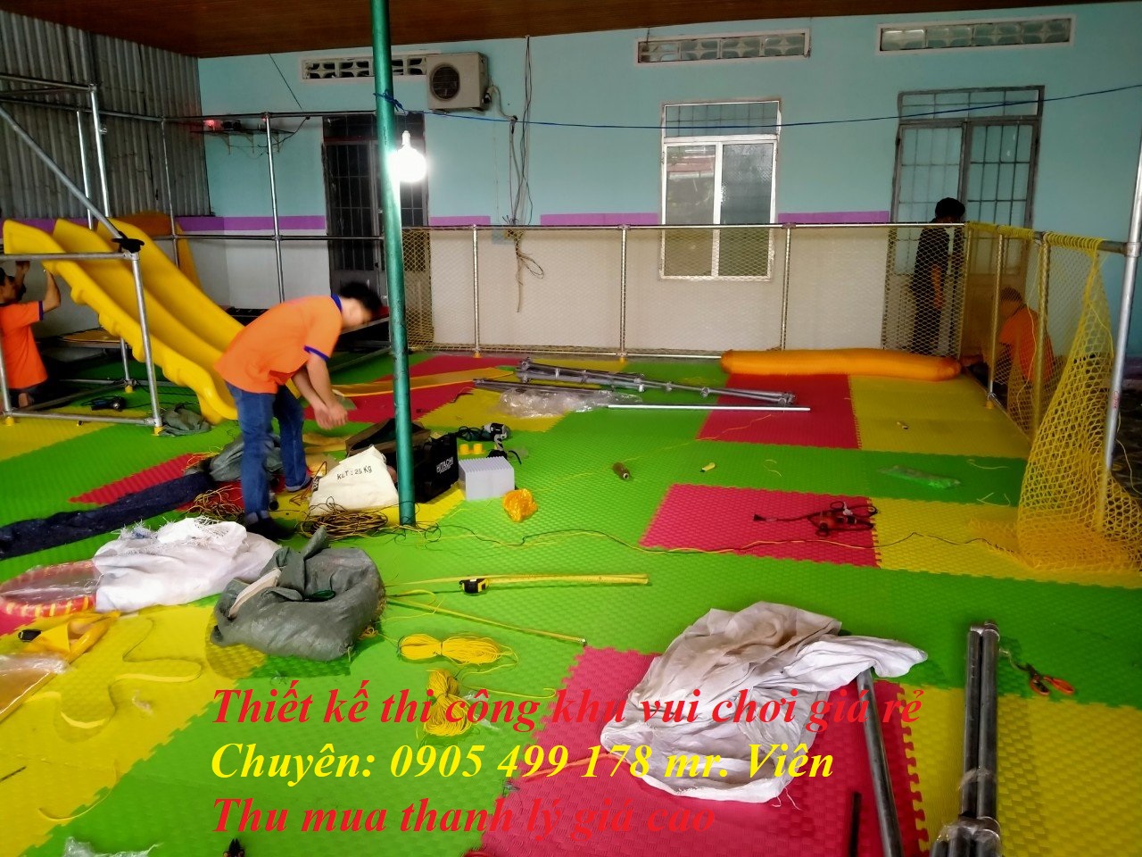 Đơn Vị Chuyên Lắp Đặt -Thi Công Khu Vui Chơi Trẻ Em Tại Bình Định