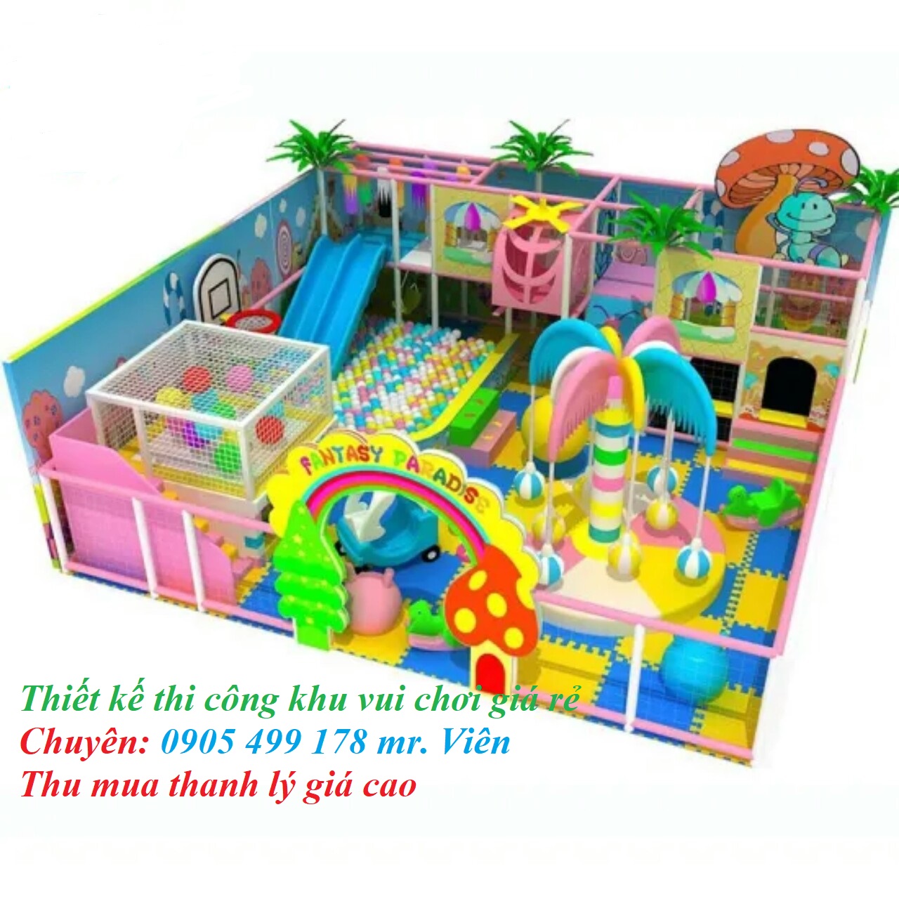 ĐƠN VỊ CHUYÊN THIẾT KẾ - THI CÔNG KHU VUI CHƠI TRẺ EM UY TÍN NHẤT TẠI KHÁNH HÒA