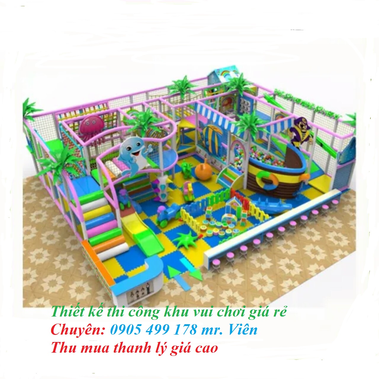 Đơn Vị Chuyên Thiết Kế - Thi Công Nhà Liên Hoàn Cho Bé Tại Lâm Đồng