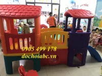 Bộ Liên Hoàn Cầu Trượt Nhà Leo 2 Khối Tại Hồ Chí Minh