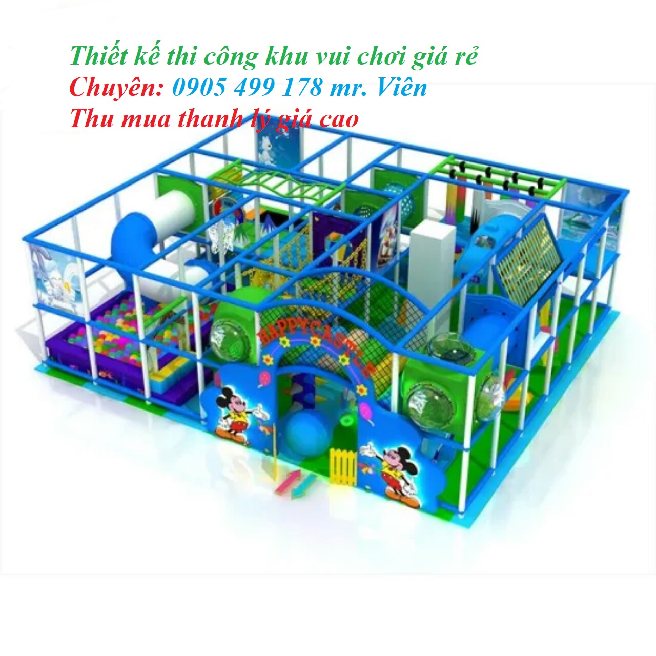 Các Mẫu Khu Vui Chơi Trẻ Em Trong Nhà Hiện Đại Nhất Hiện Nay