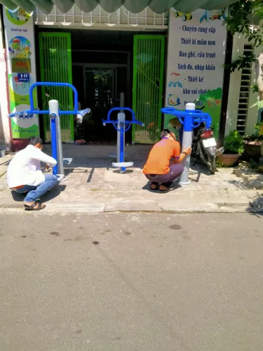 Dụng cụ thể thao ngoài trời và máy tập thể dục cho công viên tại sài gòn
